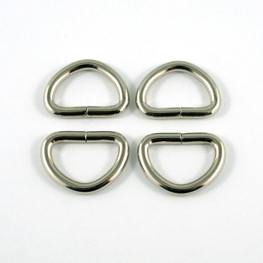 1/2" D-Rings Nickel