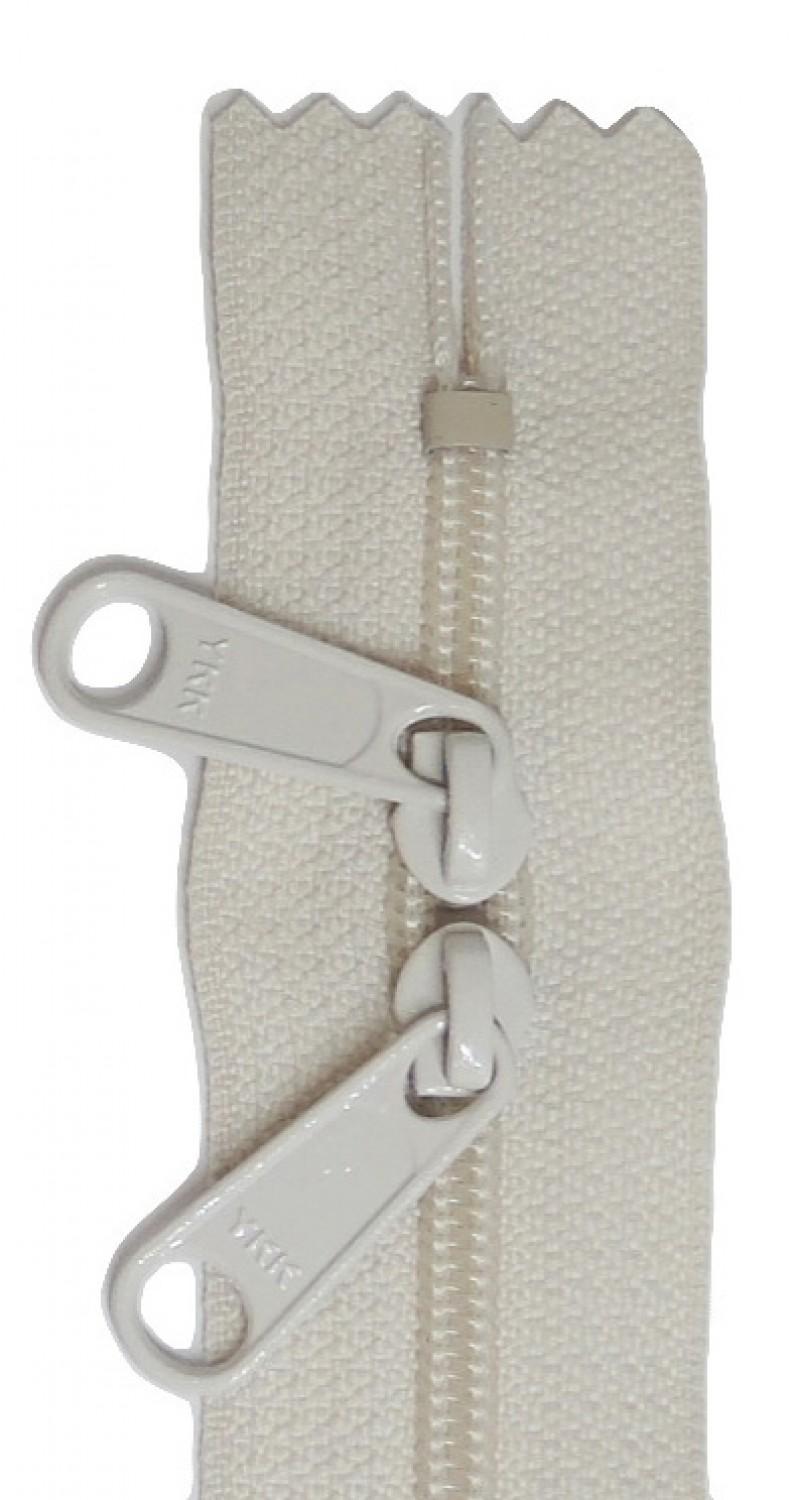 Zipper - 24" Dual Pull Ivory