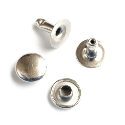 Med Rivets 8mm - 24pc Nickel