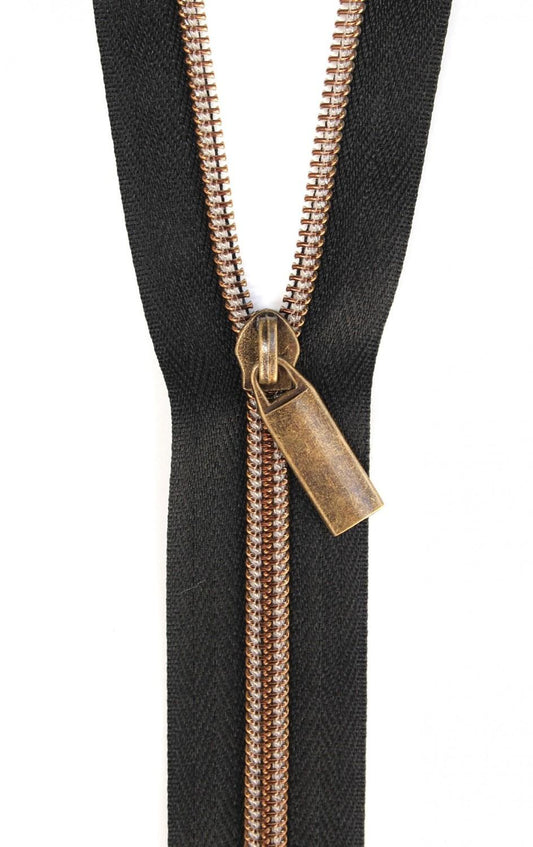 #5 Zipper 3yds Black, AG