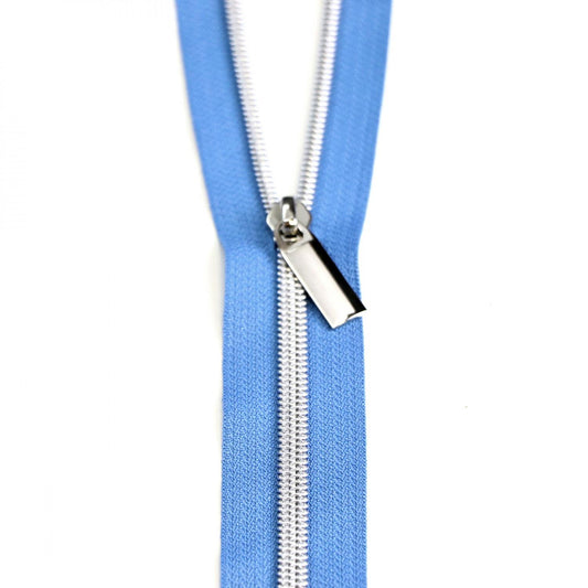 3 Yards Blue Zipper