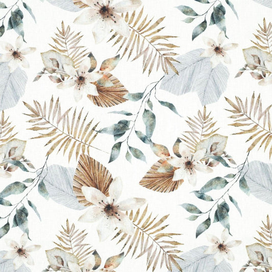 Canvas Floral Print 55"
