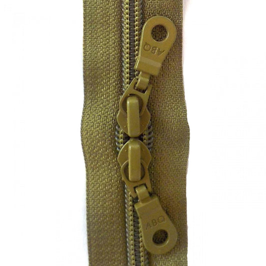Zipper 30" Dual Pull Olive