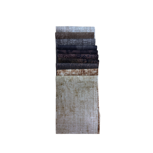 Mini 2.5" wof strips Brown -10