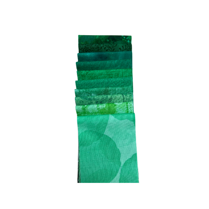 Mini 2.5" wof strips Green -10