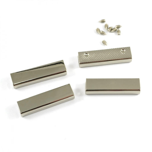 1.5" Strap End Nickel