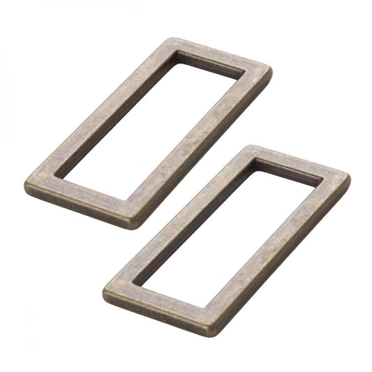 Rect. Ring. 1.5" Ant. Brass