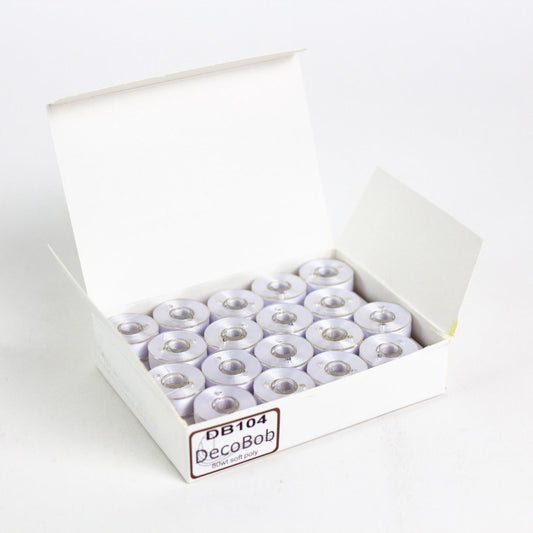 Prewound Bobbins, white, 36pk