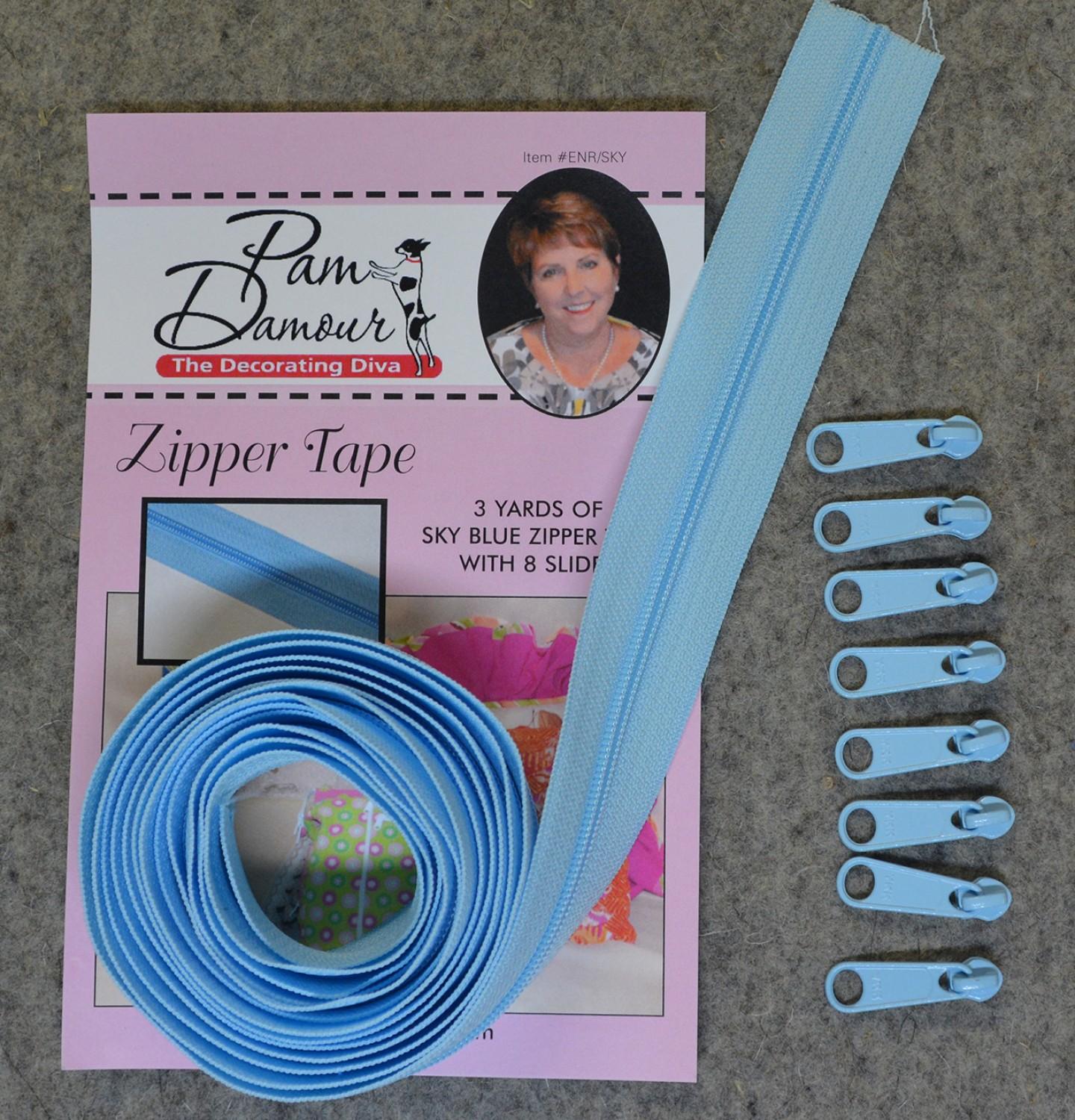 3 Yard Zipper (Sky Blue)