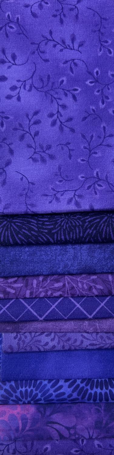 Mini 2.5" wof strips 10 Purple