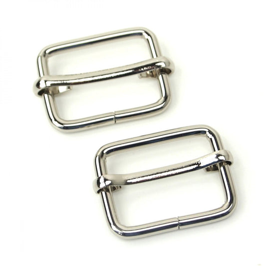 Two Slider Buckles, Nickel