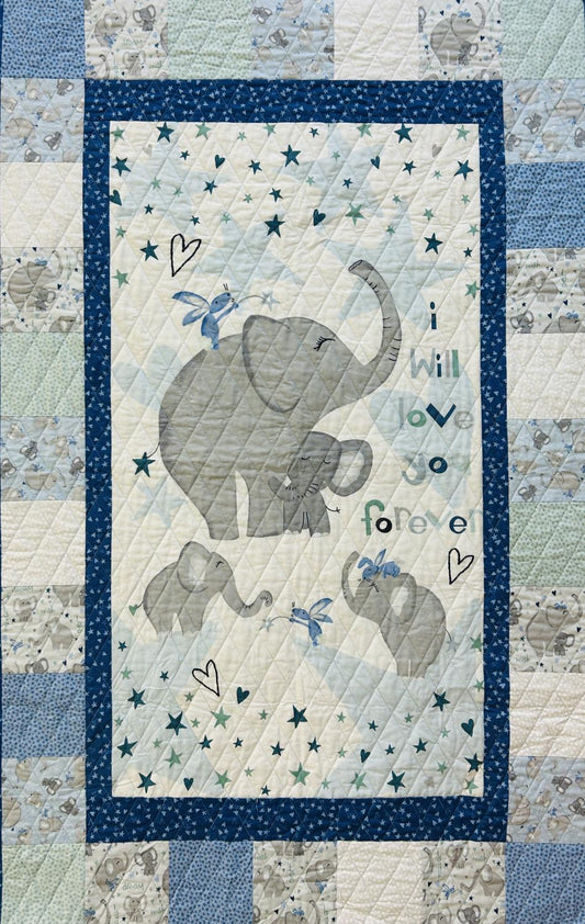Elephant Lullaby Quilt Kit