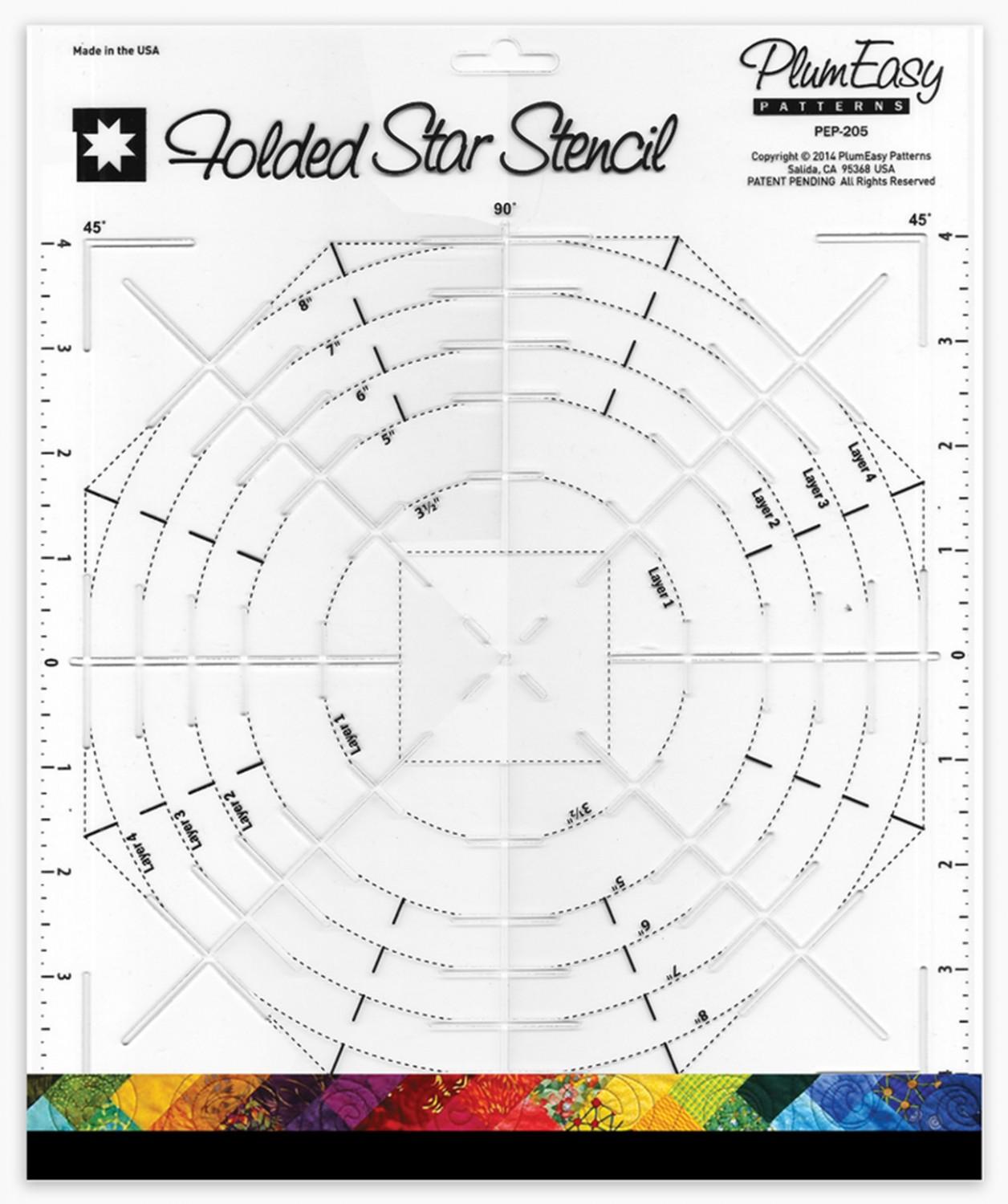 Folded Star Hot Pad (Acrylic Template)
