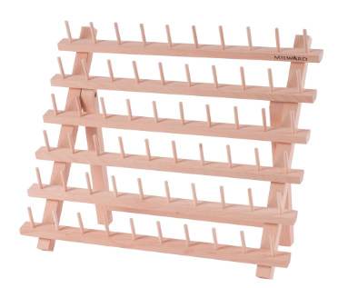 60 Spool Wood Thread Rack