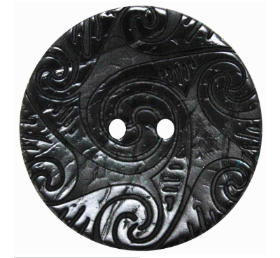 Black Button 1 5/8"