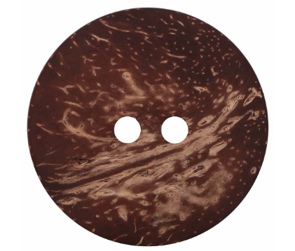 Brown Button 2"