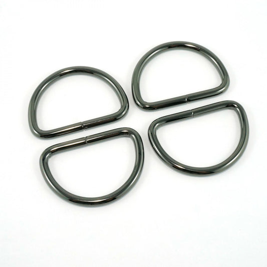 1.25" D Rings Gunmetal