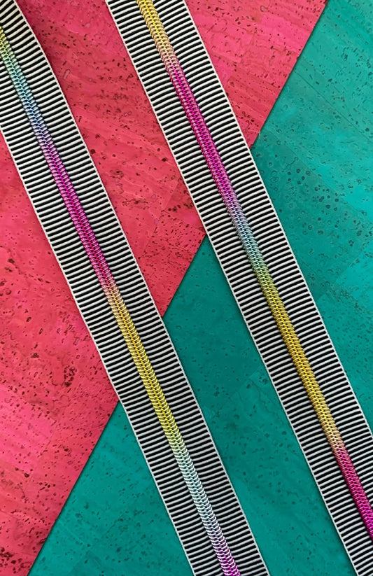 Black Stripe Zipper