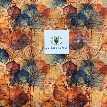 Printed Fall Cork 18" x 54"