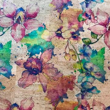 Watercolour Cork 18"x54"