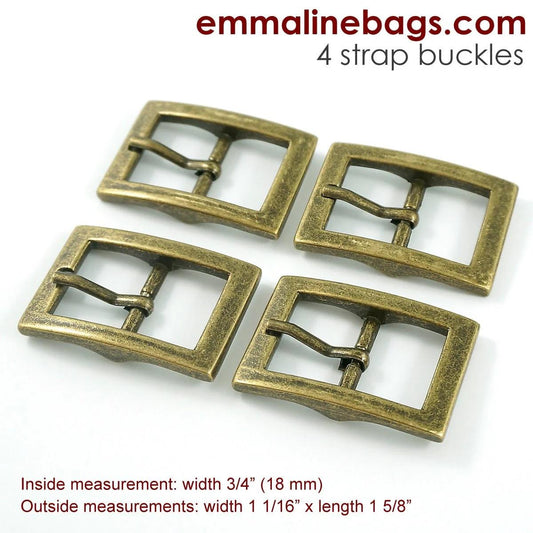 Buckle (4)  EBBUCK-25mm-AB