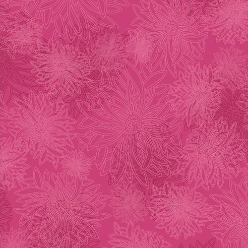 Floral Elements, fuchsia