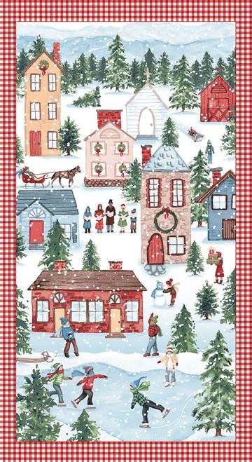 Christms Village panel