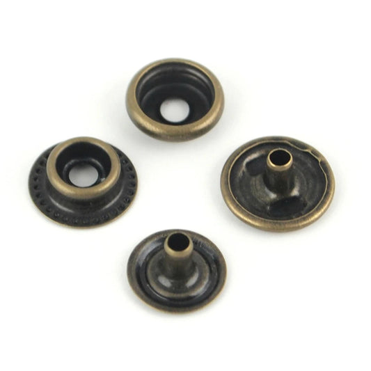 Ten Line 20 Snaps Ant Brass