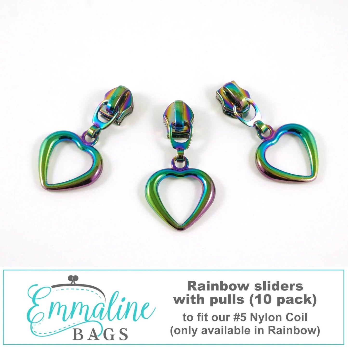 #5 Zip Pull Heart EBSP5-6RN