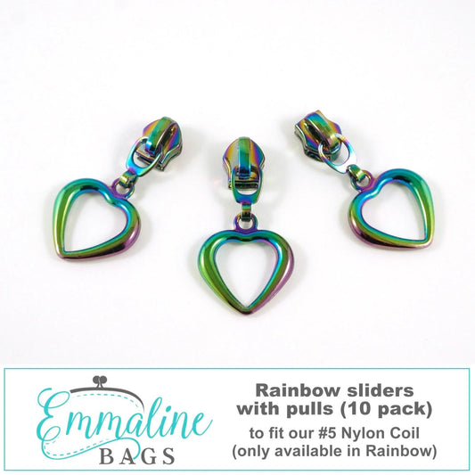 #5 Zip Pull Heart EBSP5-6RN