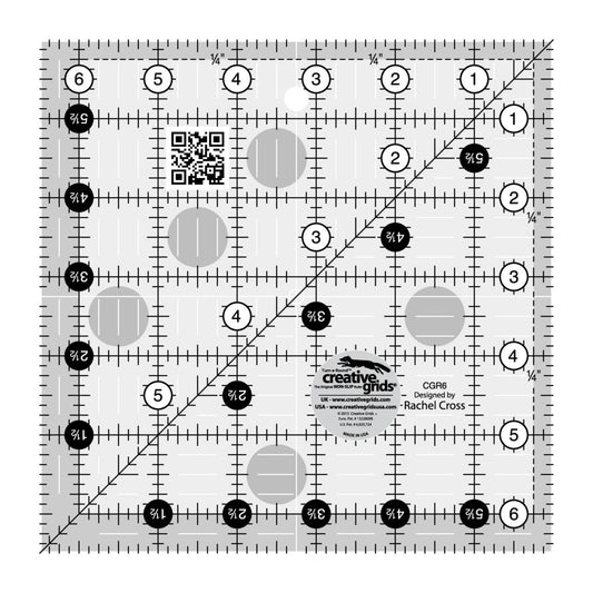 6" Square Ruler CGR6
