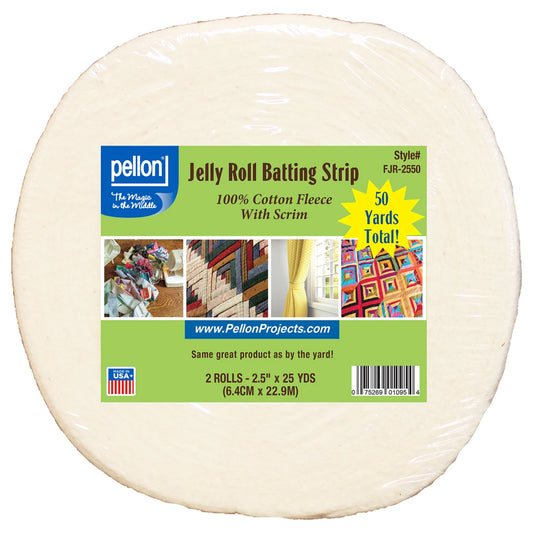 Jelly Roll Batting 2.5"x50yds