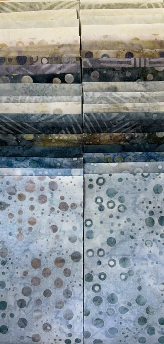 Batik Neutrals Strip Set
