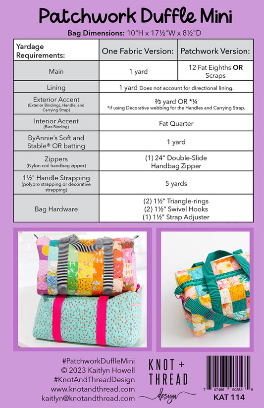 Patchwork Duffle Mini