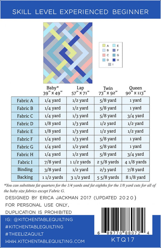 The Eliza Quilt Pattern