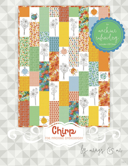 Chirp Embroidery Pattern (USB)