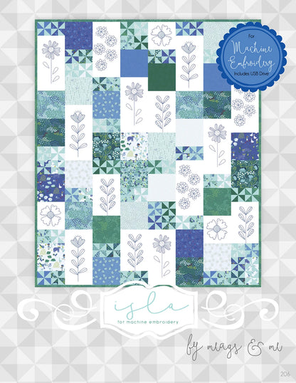 Isla Quilt Pattern Machine Embroidery