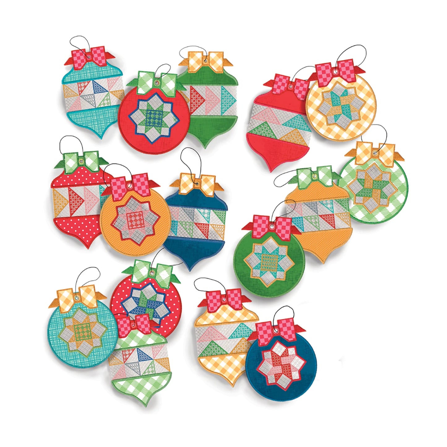 Class: Machine Embroidery - Patchwork Ornaments