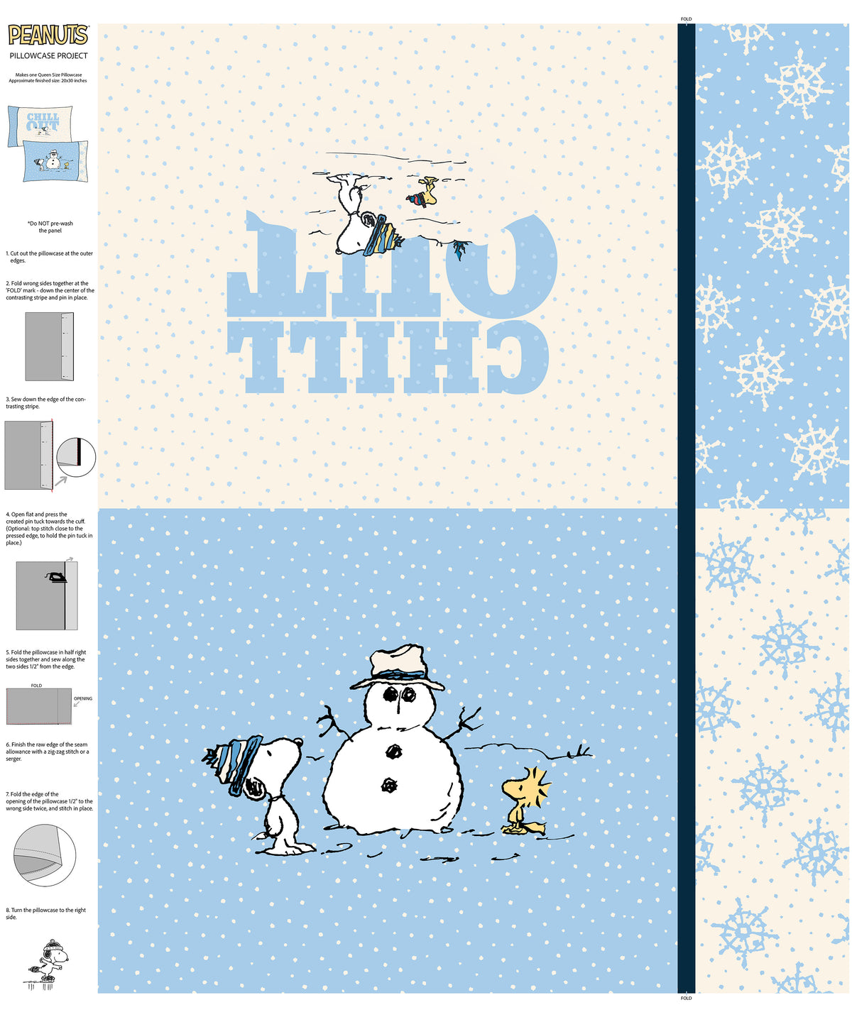 Peanuts Chill Out Pillowcase