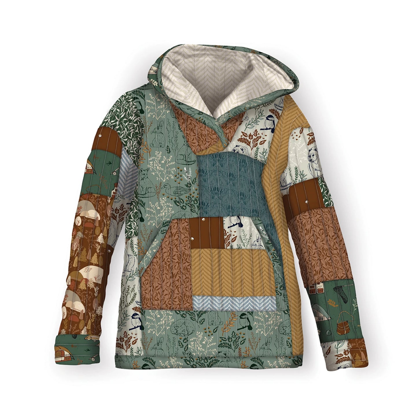 Casey Cometti Dancing Daisies Quilted Hoodie Pattern