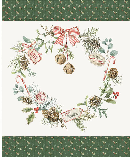 Holiday Spirit - Wreath Panel