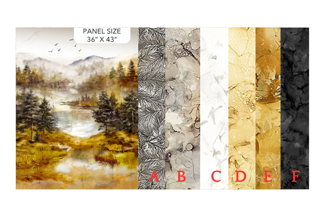 Misty Morning Quilt Kit 72" x 88"