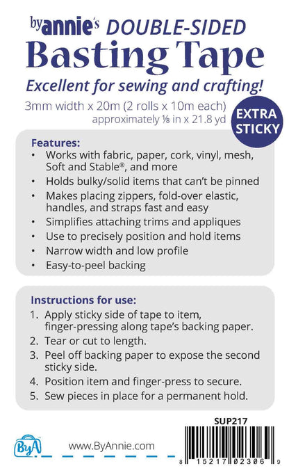 Double-sided Basting Tape 1/8"