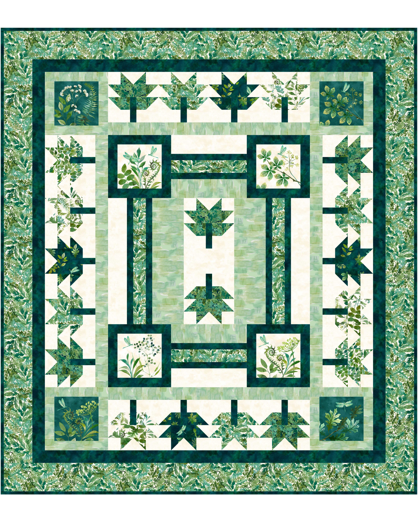Shades of Nature Quilt Kit