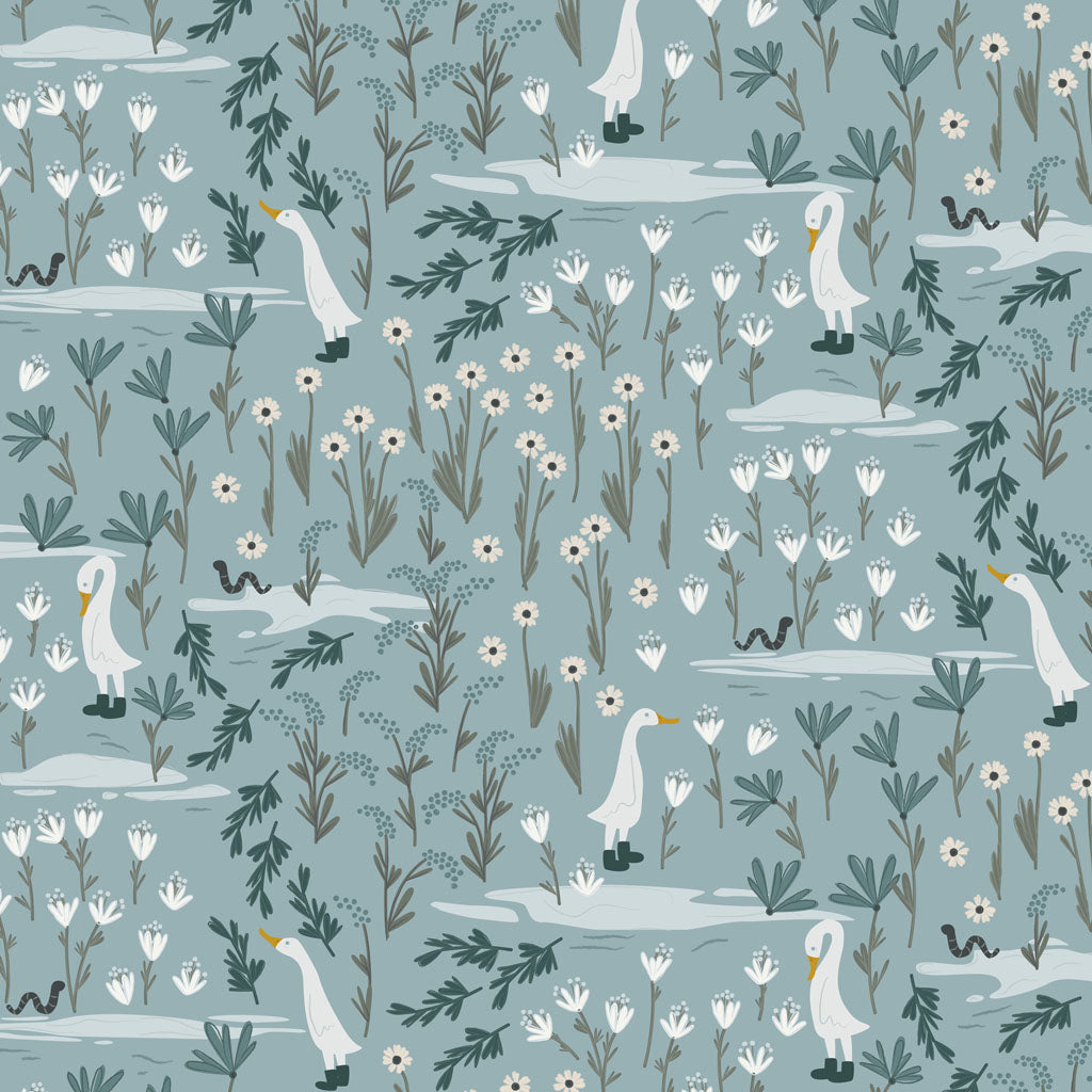 Rainy Days Y5001-141 Slate Ducks