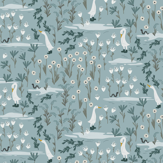 Rainy Days Y5001-141 Slate Ducks