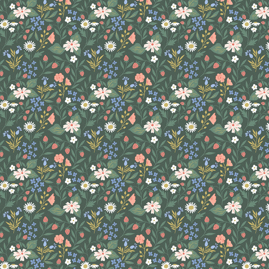 Fairyberry Grove, Earth Fabric
