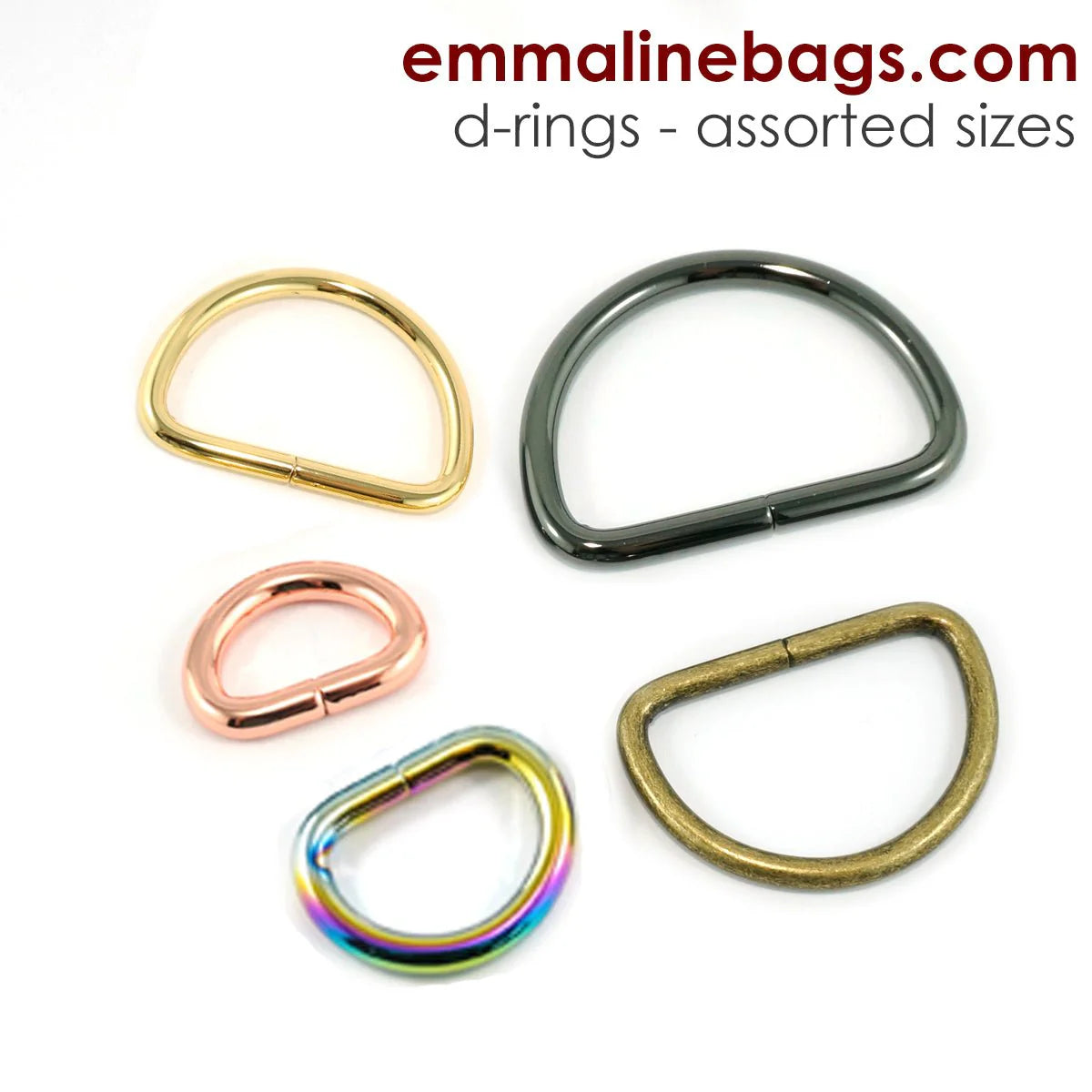 D-rings: (4 Pack)