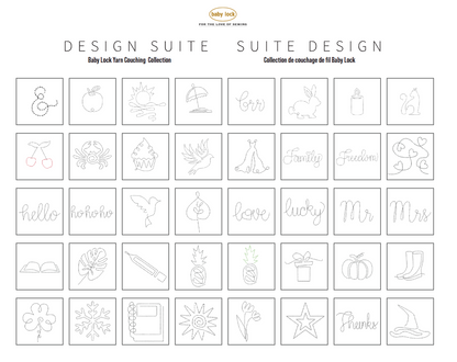 Baby Lock Design Suite: Yarn Couching Embroidery