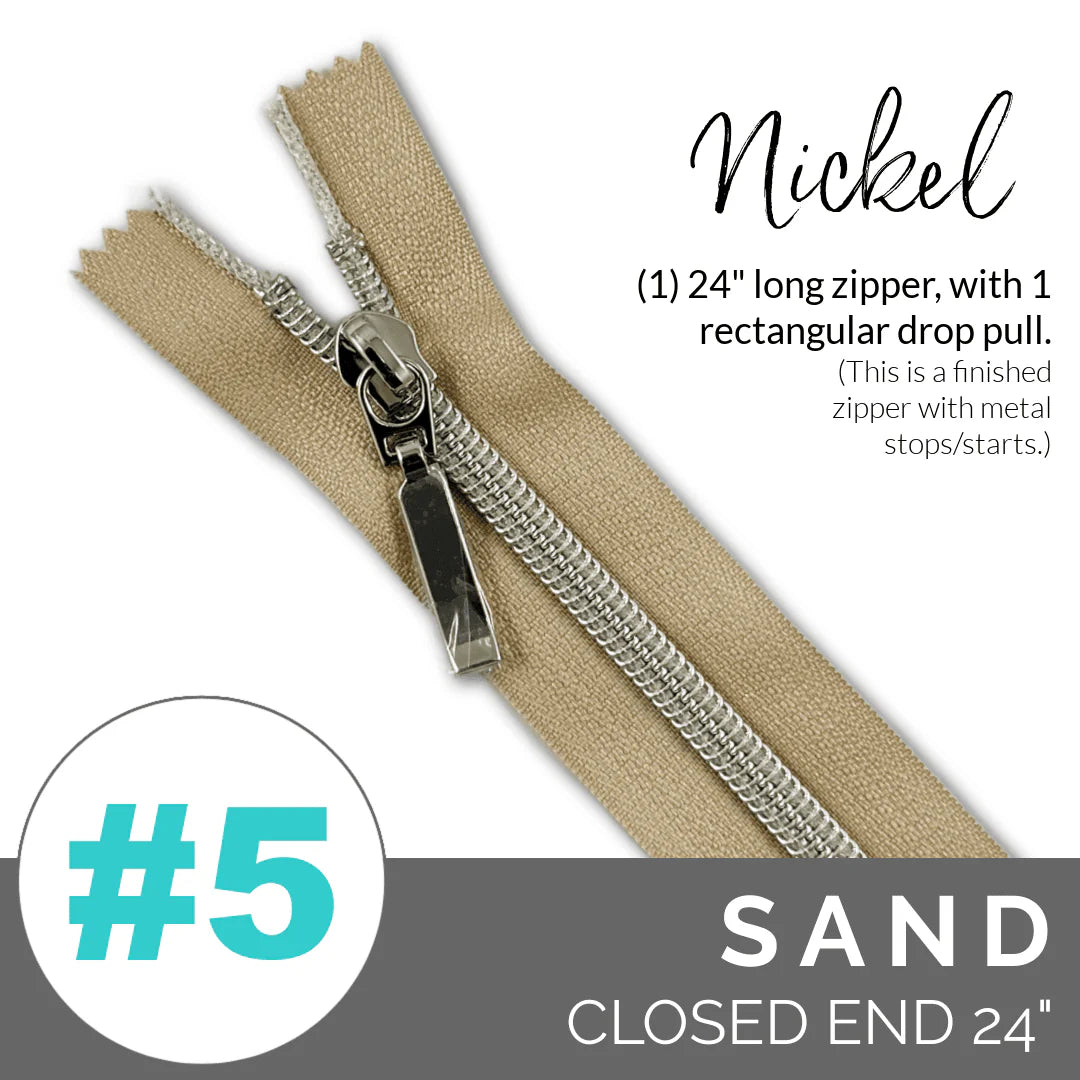 Fermeture éclair n° 5, 24 pouces